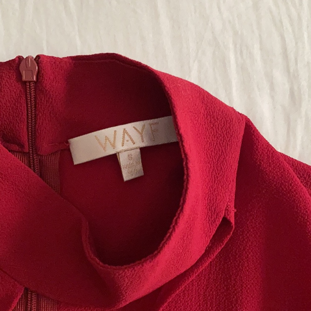 Wayf Red Blouse - Picture 4 of 4